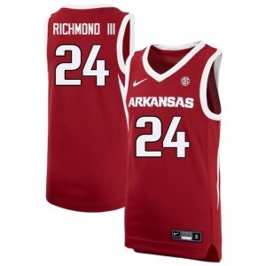 Men Billy Richmond III Cardinal University of Arkansas #24 Replica Jerseys 424511-599