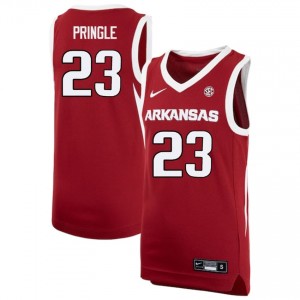 Men Nick Pringle Cardinal Arkansas Razorbacks #23 NCAA Jersey 380842-854
