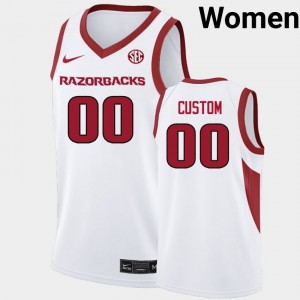 Women Custom White Hogs #00 Limited Jerseys 483811-403