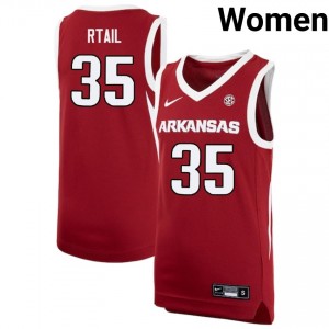 Women Karim Rtail Cardinal Razorbacks #35 Alumni Jerseys 663226-189