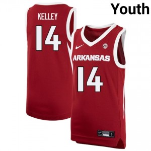 Youth Ayden Kelley Cardinal Arkansas #14 Replica Jerseys 450389-920