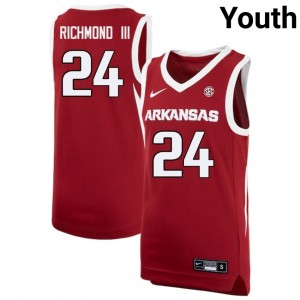 Youth Billy Richmond III Cardinal Hogs #24 NCAA Jerseys 368395-888