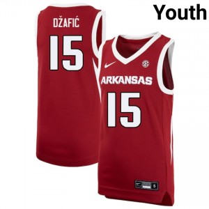 Youth Elmir Dzafic Cardinal Arkansas #15 Alumni Jerseys 816682-572