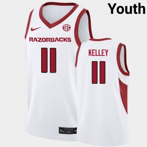 Youth Karter Knox White Arkansas #11 Game Jerseys 805118-873